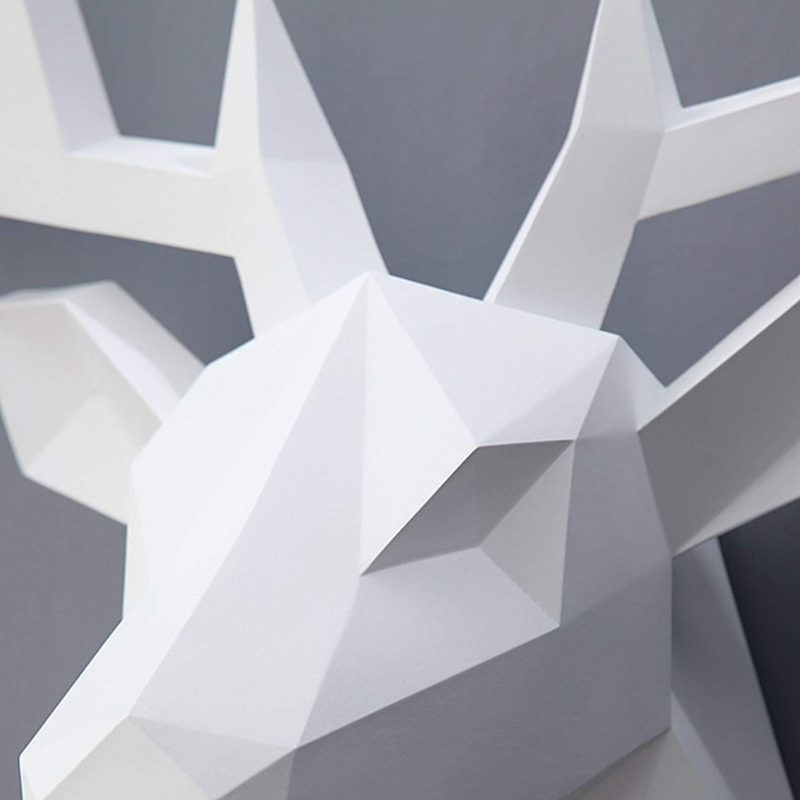 3D Deer Head Wall Statue - Image 8