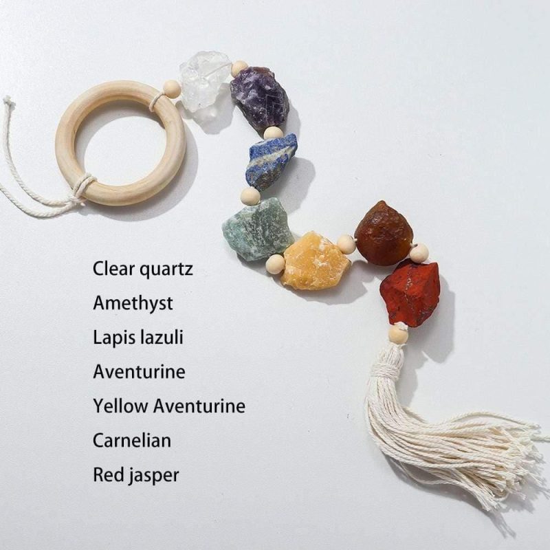 7 Natural Stones Wall Hanging - Image 2