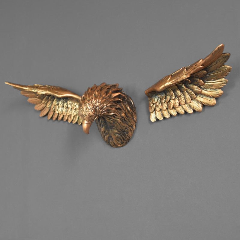 3D Eagle Head Wall Statue - Image 6