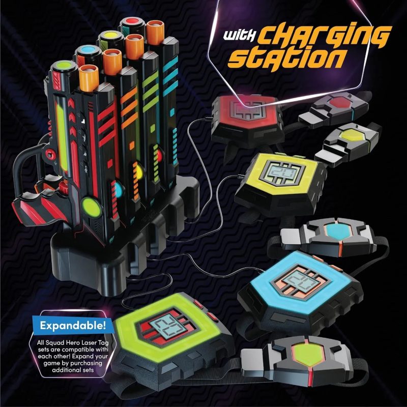 Squad Hero Cool Teens Rechargeable Laser Tag 360�� Sensor - Image 3