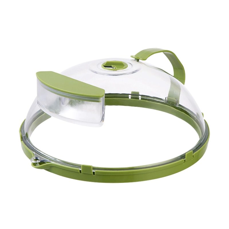 2Pcs Microwave Food Cover Splatter Proof Vented With Easy Grip Hand Protector- Heavy Duty - 图片 9