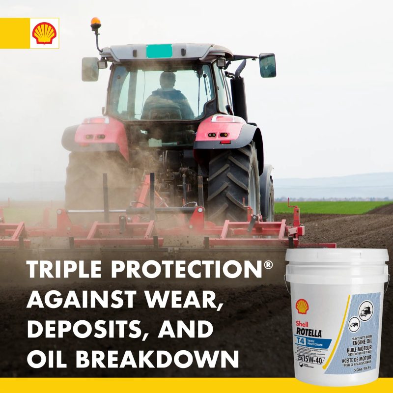 T4 Triple Protection 15W-40 Diesel Motor Oil, 5 Gallon Pail - 图片 14
