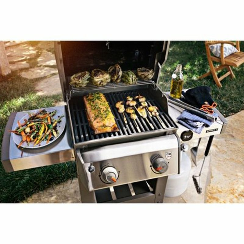 Weber Spirit II E-210 Propane Gas Grill, Black - 图片 2
