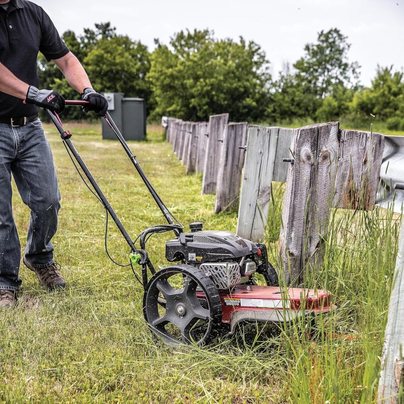 Walk Behind String Mower With 160cc Viper 4-Cycle Engine, 22 ?Cutting Diameter, 14 ?Never-Go-Flat Wheels, Easy Assembly, Adjustable Handlebar, Model # 40314 - 图片 17
