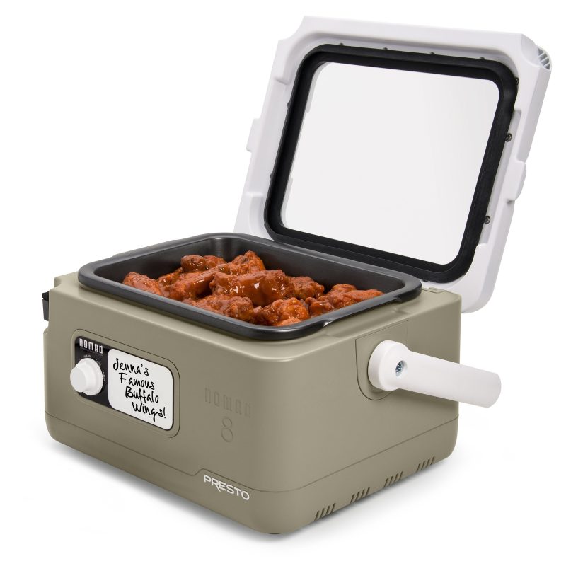 Presto 8-Quart Nomad Traveling Slow Cooker in Tan - Image 4